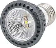 Reptiles Daylight Heat Light Bulb, Full Spectrum UVA UVB Turtle Basking Light Bulb Concave and Convex Mirror LED Heating Emitter Bulb Replacement for Lizard, Turtle, Snake, Frog (Black 10.0)