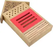 BESPORTBLE Hive Bee House for Garden Home Attract Pollinator House Wooden Construction for Outdoor Hanging Decoration