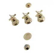 Kingston Brass KB632.ZX Millennium 1.5 GPM Widespread Bidet - Brass