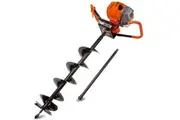 Baumr-AG 62CC Post Hole Digger Petrol Posthole Earth Auger Fence Borer Drill Bits