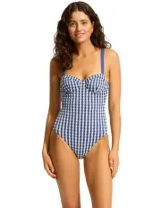 [Seafolly] Bella Underwire One Piece in Blue