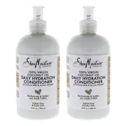 Shea Moisture 100% Virgin Coconut Oil Daily Hydration Conditioner - Pack of 2 by Shea Moisture for Unisex - 13 oz Conditioner