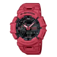 在飛比找momo購物網優惠-【CASIO 卡西歐】G-SHOCK 藍牙 烈焰紅 跑步訓練