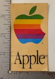 Vintage 1984 Apple Macintosh Computer Decal Stickers