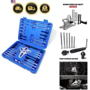 Harmonic Balancer Puller Set 46pcs Auto Pulley Crankshaft Flywheel Tool