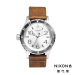 NIXON 38-20 正裝錶 棕色 皮錶帶 手錶 男錶 女錶 腕錶 型男穿搭 質感潮流 A467-1888