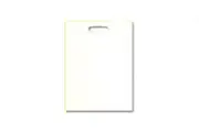 Chef Inox 30x45x1.2 cm Handy Colour Coded Cutting Board With Handle-White