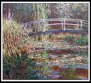 Red Mills ZZMQ 5D The Water Lily Pond Claude Monet Diamond Painting Kits for Adults,Full Drill Diamond Art Kits Paint with Diamonds Crystal Rhinestone Cross Stitch Picture Arts and Crafts(12X16In)