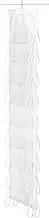 Whitmor White Hanging Shoe File, Clear