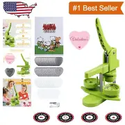 User-Friendly Button Maker Kit for Crafting - 100 Supplies & Circle Cutter