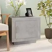 Generic Coffee Table Concrete Grey 51x50x45 cm Engineered Wood