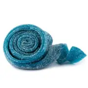 Berry Blue Rolled Sour Belt Bulk Sweets by NY Candy - FREE SHIP