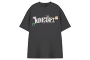Minecraft Womens/Ladies Logo Short-Sleeved T-Shirt (Grey) (M)