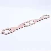 NZBZHHZGPL 2X SBC Oval Port Exhaust Gasket Seal Reusable Meet for Chevy SB 327 305 350 383 Automotive Exhaust Gasket