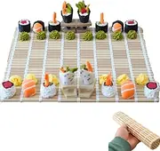 Sushi Chess - The Sushi Themed Chess Set, Premium Sushi Roll Game Pieces & Sushi Mat, Adult Strategy Game Kit for Couples/Gifts, Portable 2-Player Japanese Chess
