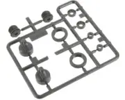 Axial AX80035 10mm Shock Caps Parts Tree AX10 Deadbolt SMT10 Wraith Yeti