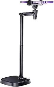 Mobile Phone Holder Mount 360° Rotatable Live Broadcast Bracket Height Adjustable Desktop Smartphone Stand Holder Black