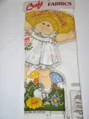 Vintage Cabbage Patch Kids Doll Cut and Sew Fabric Panel Doll 19"