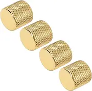Potentiometer Knob Electric Guitar Volume Control Smooth Installation and Long-lasting Durability for Instrument Enthusiasts (Gold)