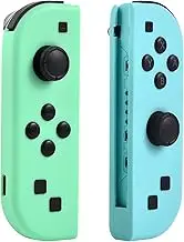 ZHCWM Compatible with Nintendo Switch Controller,Wireless Switch Controllers For Nintendo Switch/Lite/OLED,Green Blue