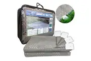 4m GREY Caravan Annexe Matting Rubber Floor Mat Mesh for Camping RV with Anchors