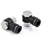 10Pcs PH Quick Connector External Thread Elbow Outer Hexagonal Trachea Fittings