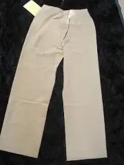 Khaki Pants Size PXS Side Zip Bob Mackie Polyester Spandex Rayon QVC New OS