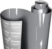 VViViD+ Ultra Gloss Nardo Dark Grey Vinyl Car Wrap Premium Paint Replacement Film Roll with Nano Air Release Technology, Stretchable Protective Cap Liner, Self Adhesive (15ft x 5ft)