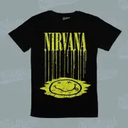 UNISEX Nirvana Classic Retro Kurt Heavy Metal Rock N Roll Music Band T-Shirt