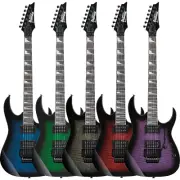 Ibanez GRG320FA Electric Guitar Floating Trem Bridge Shark Tooth Inlay 5 Colors