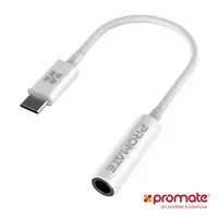 在飛比找PChome24h購物優惠-Promate USB Type C to 3.5mm 音源