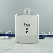 Star Contemporary Hip Flask