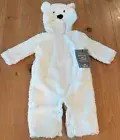 New Pottery Barn Kids BABY POLAR BEAR Costume Baby Infant 0-6 Months