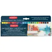 Derwent Inktense Paint Pans Studio Set 24 Pack