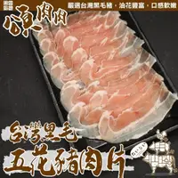 在飛比找momo購物網優惠-【頌肉肉】台灣黑毛五花豬肉片(10盒_150g/盒)