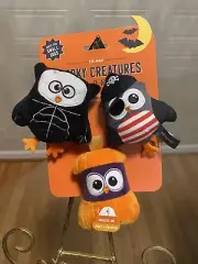 Fringe Halloween Set Of Three Squeaky Dog Toy