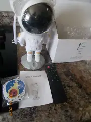 New Astronaut Starry Sky & Nebula Laser Projector Bundle w/Power Cord and Remote