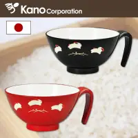 在飛比找momo購物網優惠-【日本KANO】日本製月兔握把飯碗 11.5cm 可微波 可