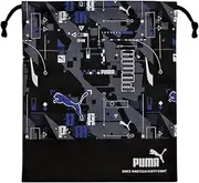 クツワ(Kutsuwa) PM426 Puma Drawstring Bag, Kids, Black, M Size