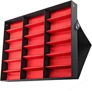 [SOULONG] 18 Grids Glasses Display Stand Sunglasses Storage Box for Home Daily Use, Shop Display with 18 Grids