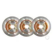 Diamond Tile Cutting Disc Superthin Saw Blade 3pcs 4''/105mm Porcelain Cutter