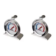 2PK Davis & Waddell Oven Thermometer Stainless Steel 7cm - Silver
