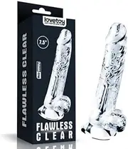 Flawless Clear Dildo - 7.5 Inches