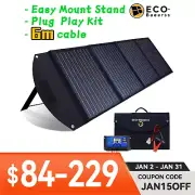 12V 300W Folding Solar Panel Kit Blanket Mat Flexible Mono Power Camping RV USB