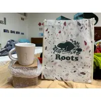 在飛比找蝦皮購物優惠-全新Roots海狸造型馬克杯+限量環保購物袋
