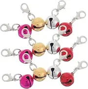 WEKAMOS 36pcs Colorful Pet Collar Bells for Cats and Dogs Pet Supplies Keychains and Decorative Accessories for Dog Cat Collar DIY Craft Decoration