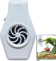 kivrimlarv Aquarium Cooling Fan, Compact Chillers Fan, Fish Tank Cooler, Aquarium Temperature Control with Adjustable 2 Speed Settings for Plants, or Aquatic Pets, 1 Piece