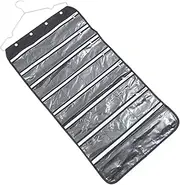 ABOOFAN 1Pc Double Sided Jewelry Storage Pouch Hanging Display Bag for Necklaces Bracelets Earrings Hair Accessories and Practical Organizer for Home Use