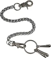 [UTreers] Wallet Chains for Men Biker Trucker Motorcycle Pants Jean Key Chain Stainless Steel Secured&Heavy Duty