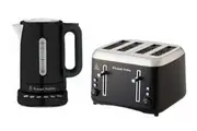 Russell Hobbs Addison Toaster & Kettle Set - Matte Black